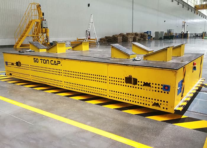 Low-voltage Rail Powered Transfer Cart